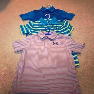 UA Performance Boys’ Golf Short Sleeve Shirts